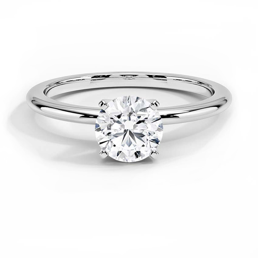 Four Prong Solitaire Engagement Rings