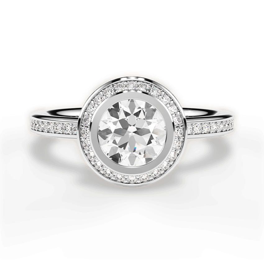 Halo Engagement Ring
