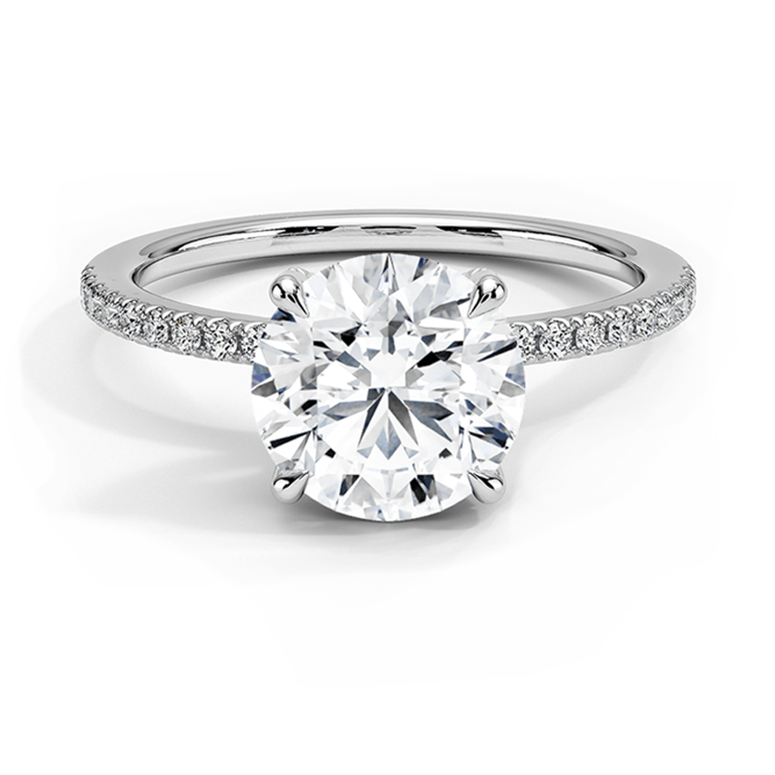 Micropave Engagement Ring