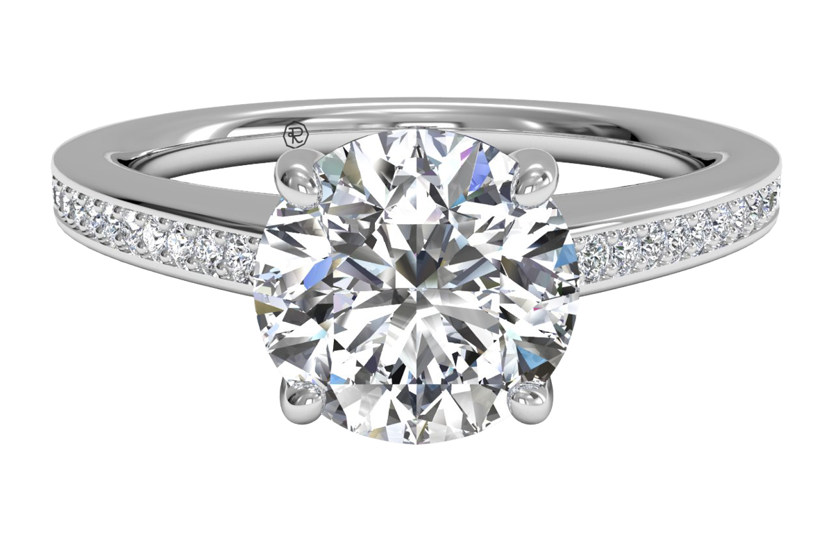 Micropave Engagement Ring