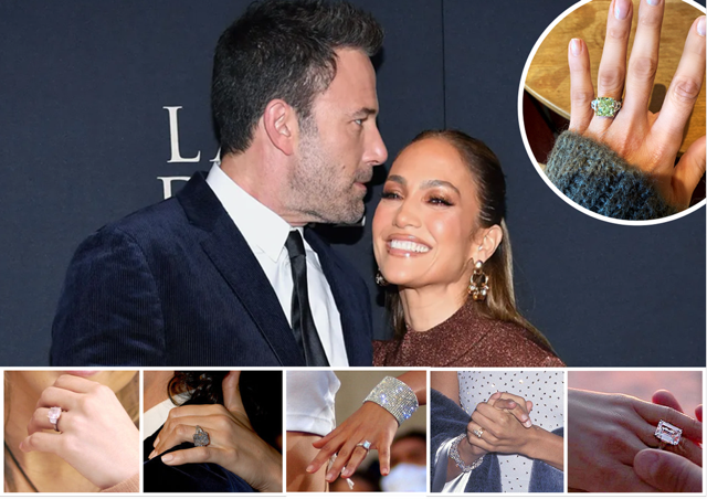 Jennifer Lopez Engagement Rings